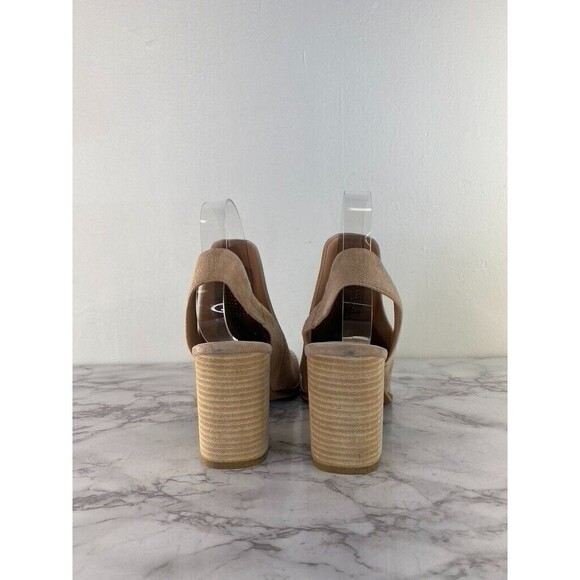 COLE HAAN WOMEN'S Stone Suede Perforated Callista OT Sling SZ 9 B - Picture 8 of 9